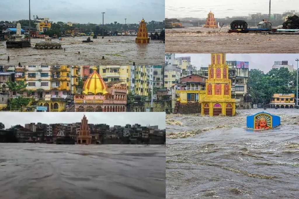 जलमग्न हुआ नासिक: गोदावरी नदी का विकराल रूप​