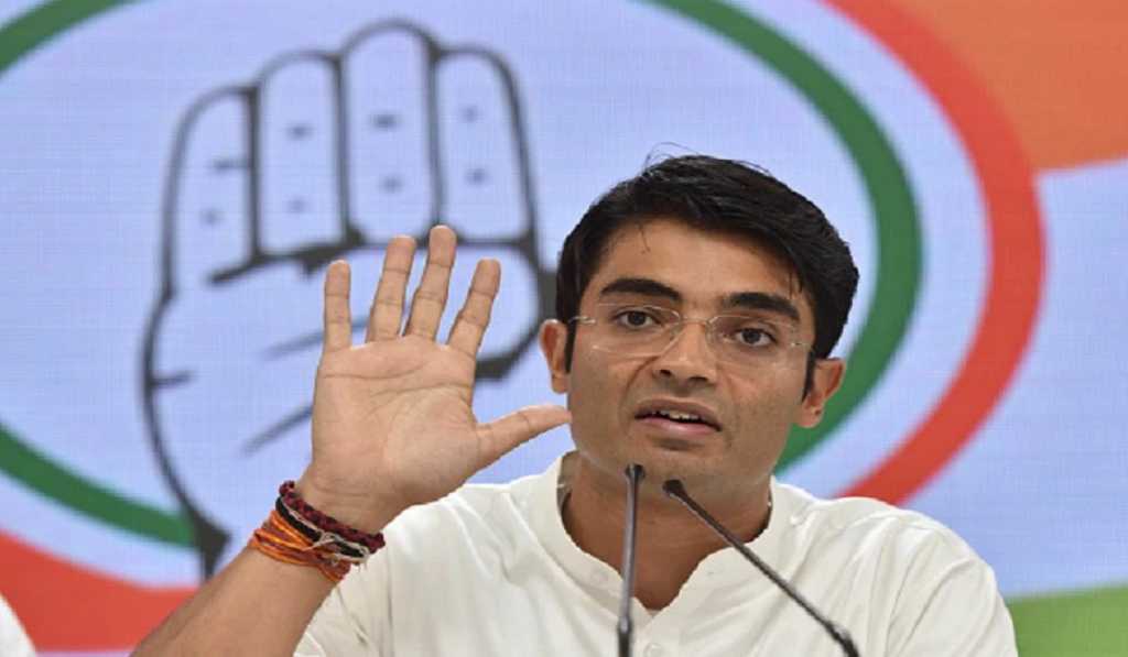 congress leader, jaiveer shergill, resigne