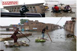 Floods in many parts of pakistan