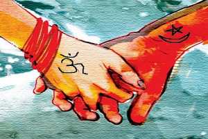 Love Jihad: Arbaaz traps minor girl named Saurabh in love; protests outside police station