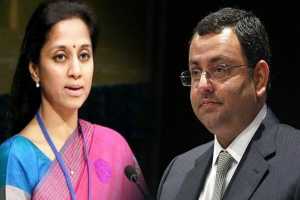 Cyrus Mistry and NCP Leader Supriya Sule