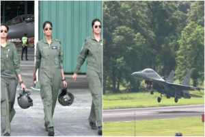 Su-30 aircraft women-pilot