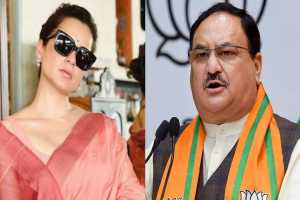 kangna ranaut and j.p. nadda