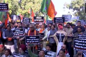 bjp, protests