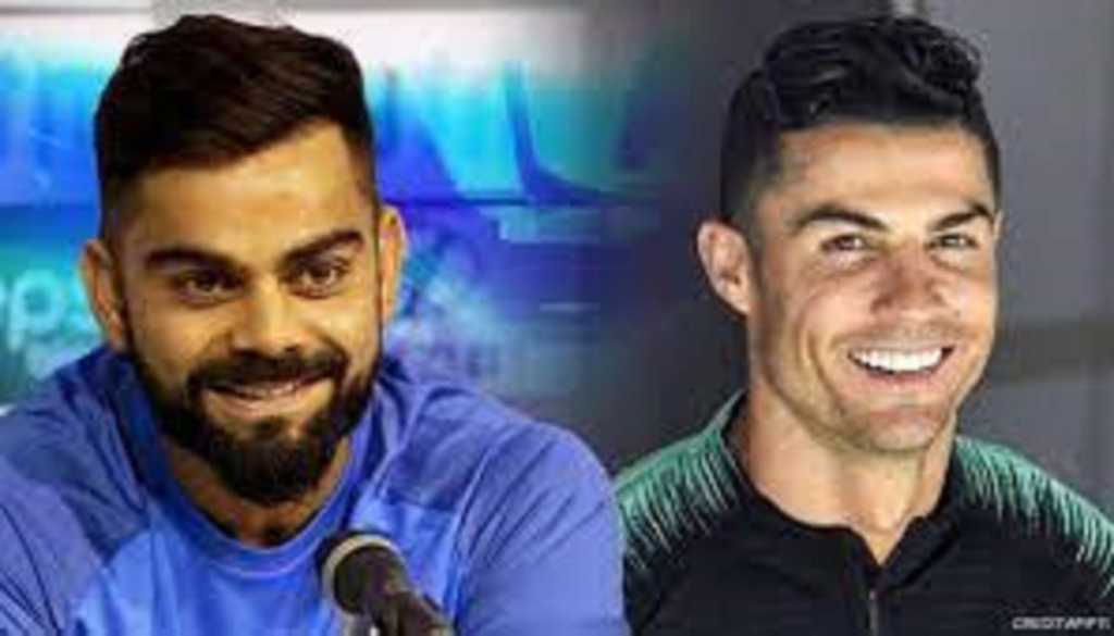 ronaldo and virat