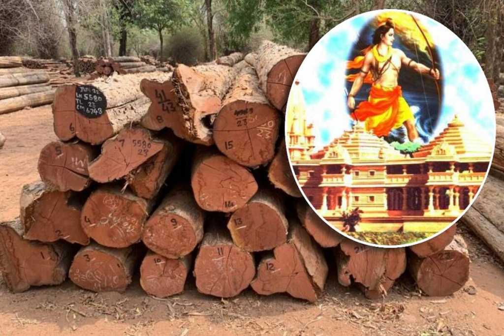 महाराष्ट्र: ​राम मंदिर के लिए चंद्रपुर से ​जायेगी​,1800 ​​घन मीटर सागौन की लकड़ी ​