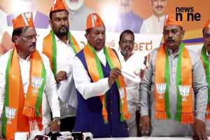 Karnataka Assembly Election BJP Leader KS Eshwarappa Congress manifesto Bajrang Dal ban