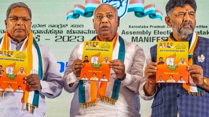 karnataka assembly election congress released manifesto