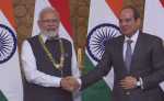 pm narendra modi received egypts highest honor of order of the nile