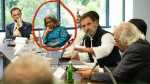 who is sunita vishwanath who sitting with rahul gandhi in us