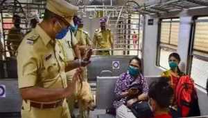 mumbai police received a threat call will be an explosion in local train