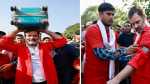 congress leader rahul gandhi meet coolies at anand vihar railway station