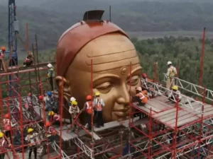 madhya pradesh cm shivraj singh chauhan to unveiled 108 feet tall statue of adi shankaracharya in omkareshwar-2