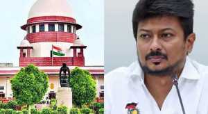 supreme court gets notice to udhayanidhi stalin on sanatana dharama controversial statement