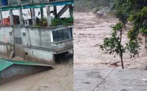 sikkim flood after cloud burst 23 army personnel missing