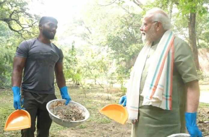 swachh bharat mission pm narendra modi video with ankit baiyanpuria