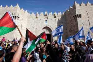 what is two nation theory of permanent solution to israel palestine crisis