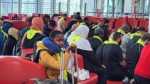 muslim prayer at paris international airport charles de gaulle in france