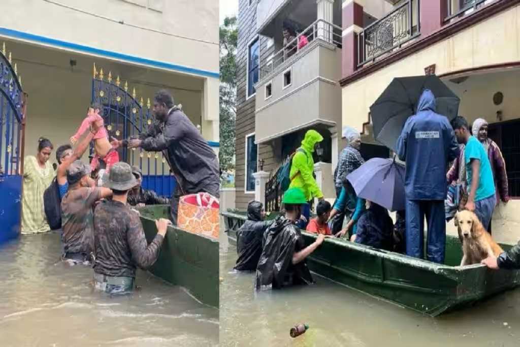 चक्रवात मिचोंग ने तमिलनाडु-आंध्र प्रदेश को दहलाया, हवाईअड्डे बंद, ट्रेनें रद्द,छह की मौत!