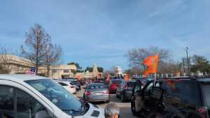 american hindus organise car rally in houston usa to commemorate inauguration of ram mandir temple in ayodhya