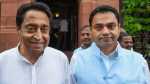 kamal nath reached delhi with son nakul nath may join bjp