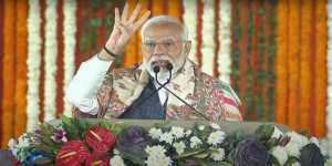 pm narendra modi inaugurated and foundation stone of many projects in Jammu and Kashmir