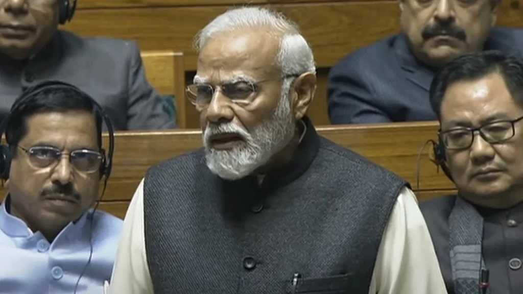 PM Modi का संसद में बड़ा दावा: 3री बार BJP 370 तो NDA 400 पार