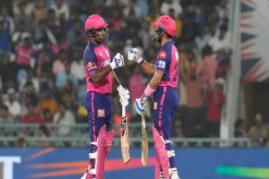 ipl-2024-rr-beat-lsg-by-7-wickets-sanju-samson-and-dhruv-jurel-112-runs-partnership