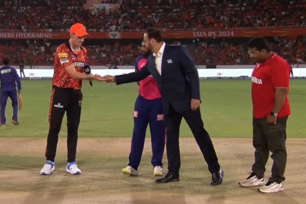 IPL-24: SRH ने RR के खिलाफ टॉस जीतकर बल्लेबाजी का फैसला!