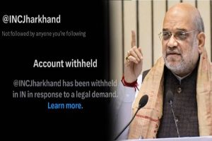 jharkhand-congress-account-suspended-for-posting-amit-shah-deepfake-video