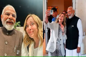 Italian-PM-Meloni-clicks-selfie-with-PM-Modi-on-sidelines-of-G7-Summit