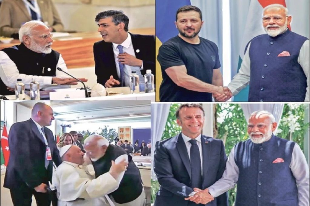 ‘G-7 Summit’: मोदी ने सुनक, मैक्रॉन, ज़ेलेंस्की से बात की; सम्मेलन में बैठकों का दिन