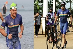 ronman-70-3-goa-event-tejasvi-surya-swimming-cycling-and-running-mp-tejashwi-surya-completed-the-ironman-event-pm-modi-appreciated-softnews