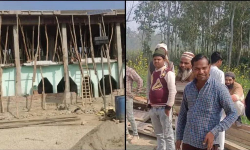 Illegal construction at the shrine overnight, after the complaint of the MP, the Muslims themselves demolished the construction