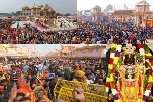 Ayodhya-Crowd-of-people-gathered-for-the-darshan-of-Ram-Lala-5-to-6-devotees-are-visiting-every-day