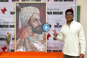 chhatrapati-shivaji-maharaj-first-mosaic-portrait-in-tokyo-by-marathi-buisnessman