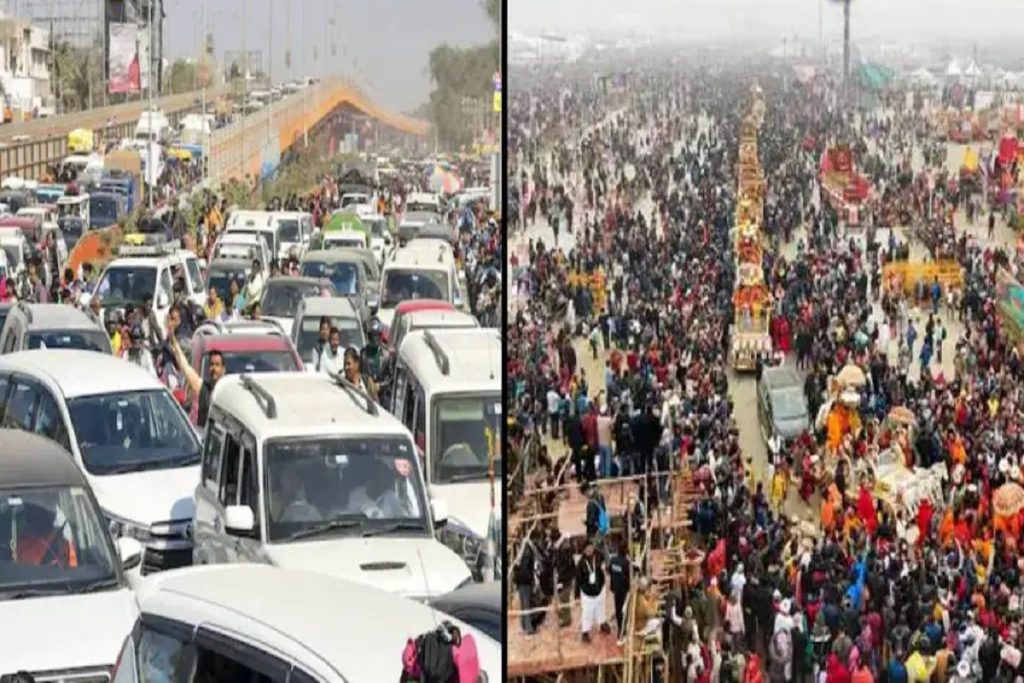 महाकुंभ: “दुनिया का सबसे बड़ा ट्रैफिक जाम”, सड़कों पर अभूतपूर्व ट्रैफिक, घंटों फंसे रहे श्रद्धालु!