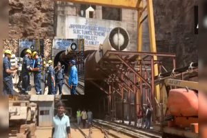 telangana-slbc-Tunnel-collapse-Silt-removal-efforts-at-locations-of-trapped-persons-stepped