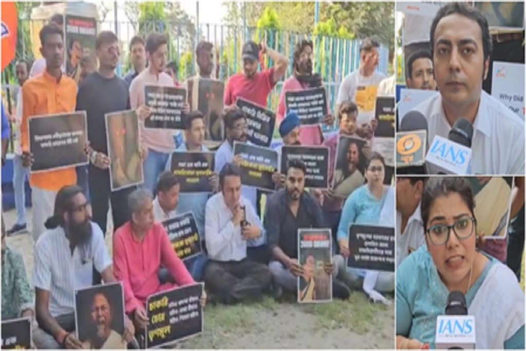 कोलकाता: भाजयुमो का शिक्षक भर्ती घोटाला पर सरकार के खिलाफ प्रदर्शन!