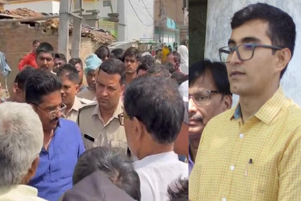 बिहार: दबंगों ने किया विधायक के सामने सरकार के अधिकारी पर हमला!