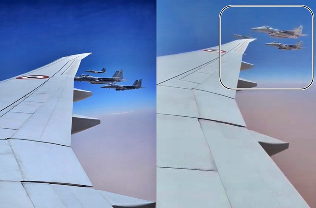 ‘दोस्ती की ऊंची उड़ान’: सऊदी फाइटर जेट्स ने पीएम मोदी के विमान को दी एयर एस्कॉर्ट