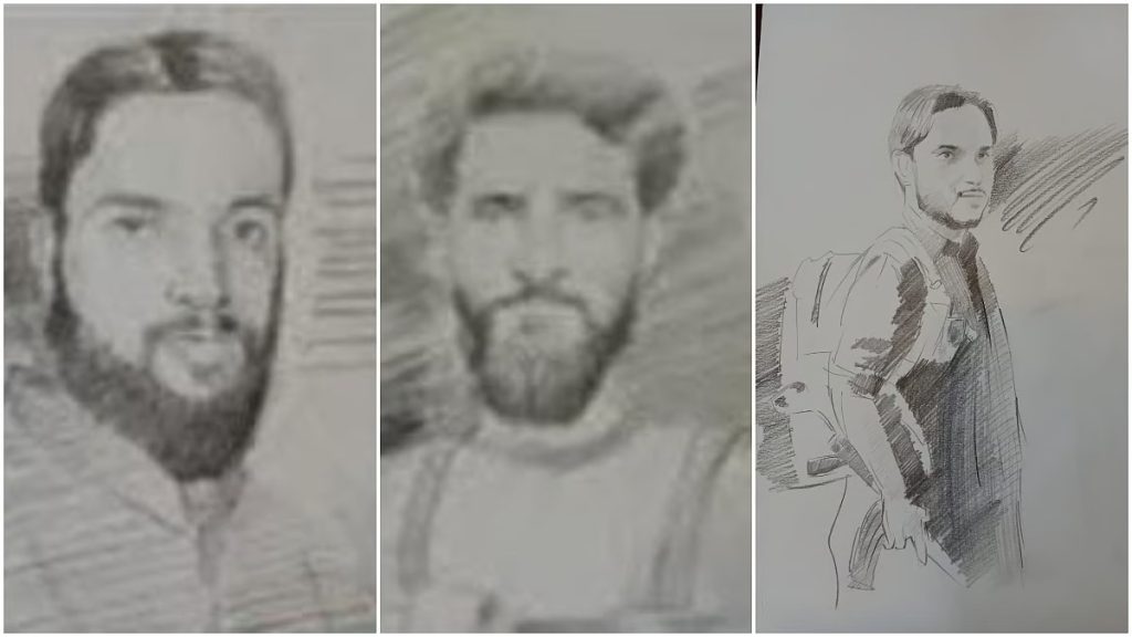 आतंकियों की पहचान तेज़, सुरक्षा एजेंसियों ने जारी किए तीनों के स्केच!