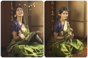 Pooja-Hegde-wore-a-70-year-old-Kanjeevaram-saree-and-said-Grandmas-memories-are-refreshed