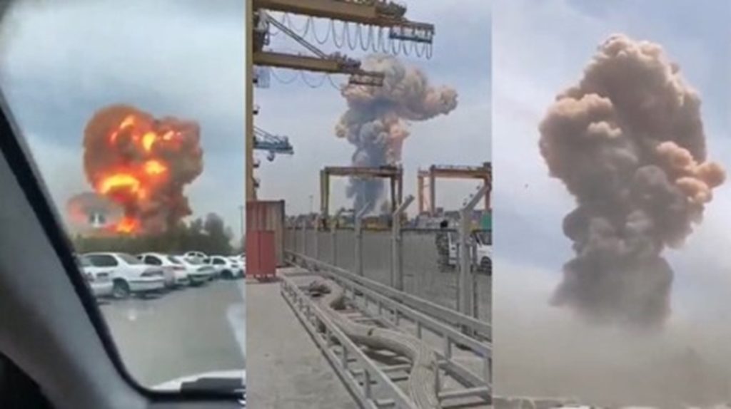 धुआं-धुंआ हुआ ईरान का बंदरगाह, 25 की मौत, 800 घायल!