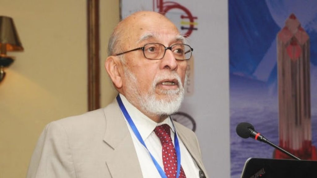 भारतीय परमाणु ऊर्जा के स्तंभ डॉ. श्रीनिवासन का निधन।