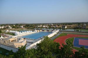 Gyan-Sthali-is-ready-for-Khelo-India-Youth-Games-cutouts-have-been-installed-to-welcome-the-players