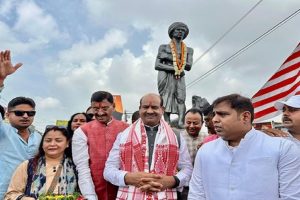Lok-Sabha-Speaker-Om-Birla-who-reached-Jharkhand-said-The-struggle-of-Lord-Birsa-Munda-will-continue-to-inspire-us
