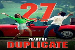 Shahrukh-Juhi-Chawla-and-Sonali-Bendres-film-Duplicate-completes-27-years-Dharma-Movies-celebrates