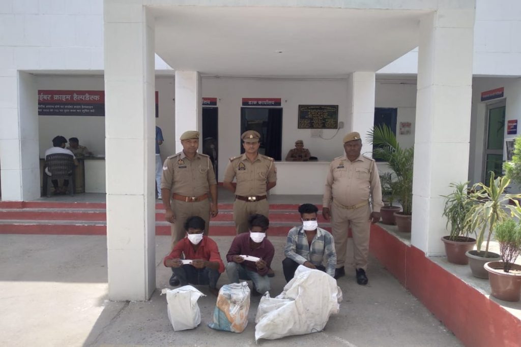 दिन में मजदूर बन कर करते थे रेकी, रात में चोरी करते थे तीन शातिर- तीन शातिर गिरफ्तार