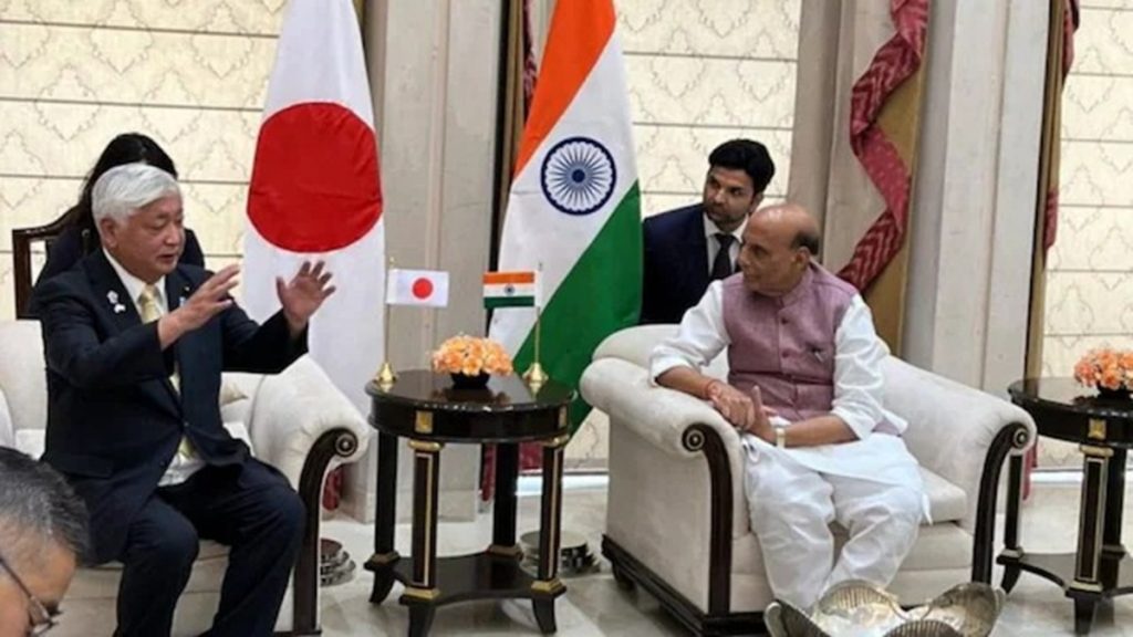 राजनाथ सिंह और जापानी समकक्ष के बीच द्विपक्षीय रक्षा बैठक